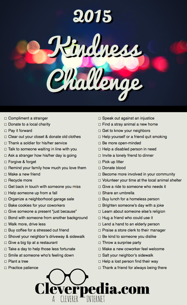 2015 Kindness Challenge